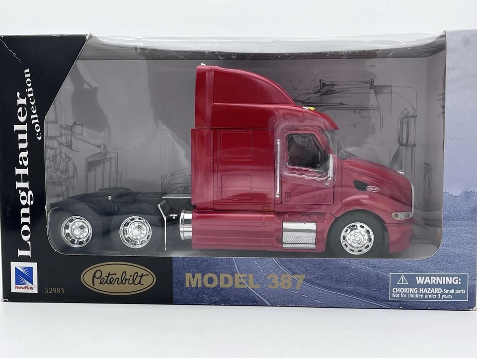 NewRay Long hauler Collection Peterbilt Model 387 Prime Mover Red 1:32 Scale - Image 2 of 4