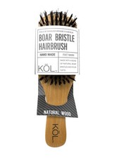KOL Boar Bristle Wood Hairbrush