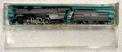 Vintage Atlas N Guage 4-6-2 Union Pacific Steam Locomotive with Case