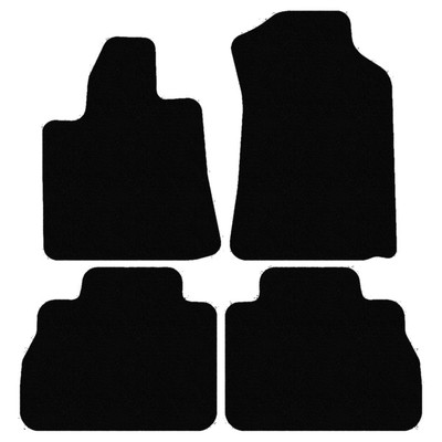 Velour Automatten für Toyota Tundra II 2007-2021, Schwarz x14 Rand