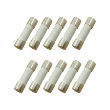 (Pack of 10) 2 Amp Slow-Blow Time Delay Fuse Ceramic 5X20Mm