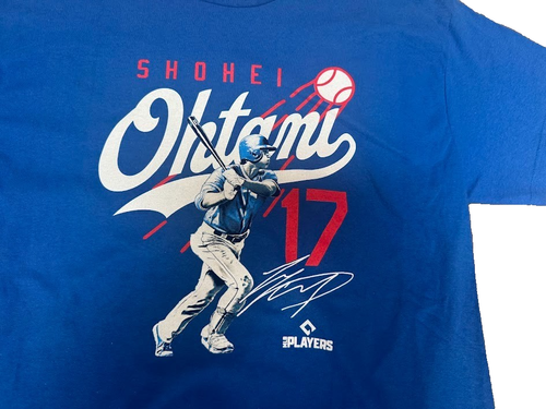 Camiseta Shohei Ohtani #17 - Azul - Licencia Oficial MLB talla XL - Imagen 2 de 4