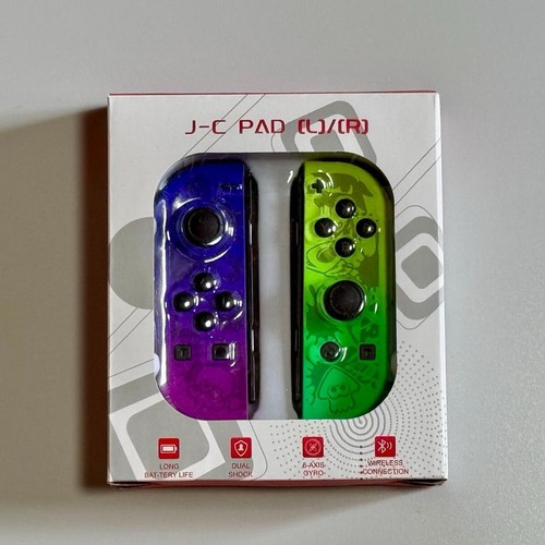 Nintendo Switch OLED model in neon blue and neon red. - Picture 17 of 17