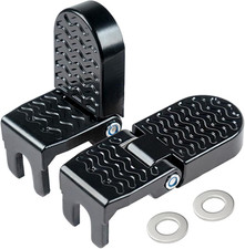 2pcs 15mm U Slot Bike Rear Pedalsaluminium Alloy Bicycle Bike Peg Non-slip