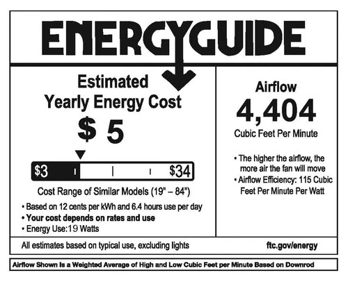 Hinkley Lighting 903752F-NDD Chisel 52" 3 Blade Indoor / Outdoor - Matte Black / - Picture 7 of 7