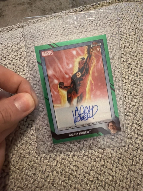 Topps Marvel Finest Fantastic Four Autograph Auto Autogramm Adam Kubert /99