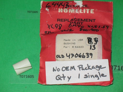#ad OEM Genuine HOMELITE 64443 bushing for recoil starter center post Chainsaw NOS $14.99