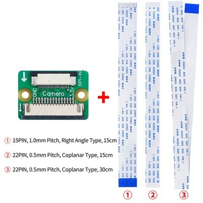 For Raspberry Pi5 DSI display cable CSI camera cable adapter board 15pin to22pin