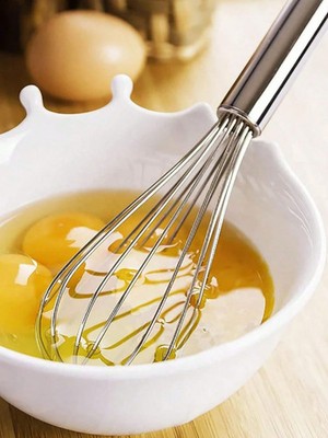 Edelstahl Hand Schneebesen Mixer Ballon Ei Milch Schläger Küche Kochen UK Werkzeug