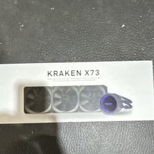 NZXT Kraken X73 360mm Liquid CPU Cooler Black 120mm Fan LGA1151 AM4