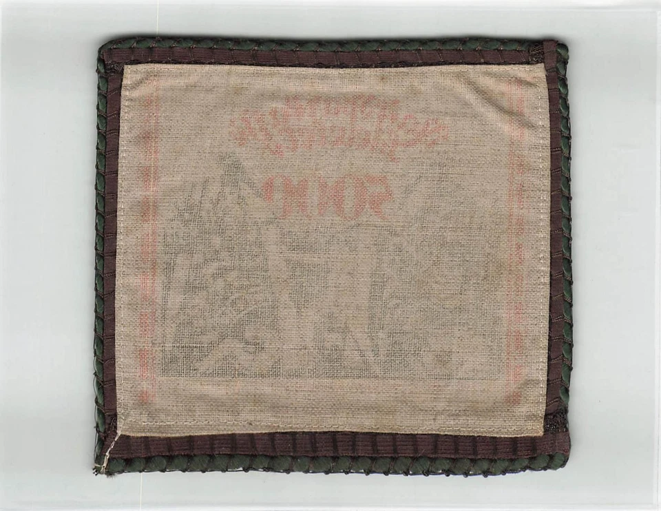 Bielefeld Stoffgeld Jute Sparkasse 5000 Mark 1923 braun-grüne Borte Kfr (G.67c) - Bild 2 von 2