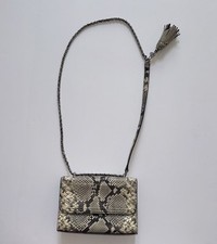 Tory Burch Snakeskin Print Chain link Crossbody Purse