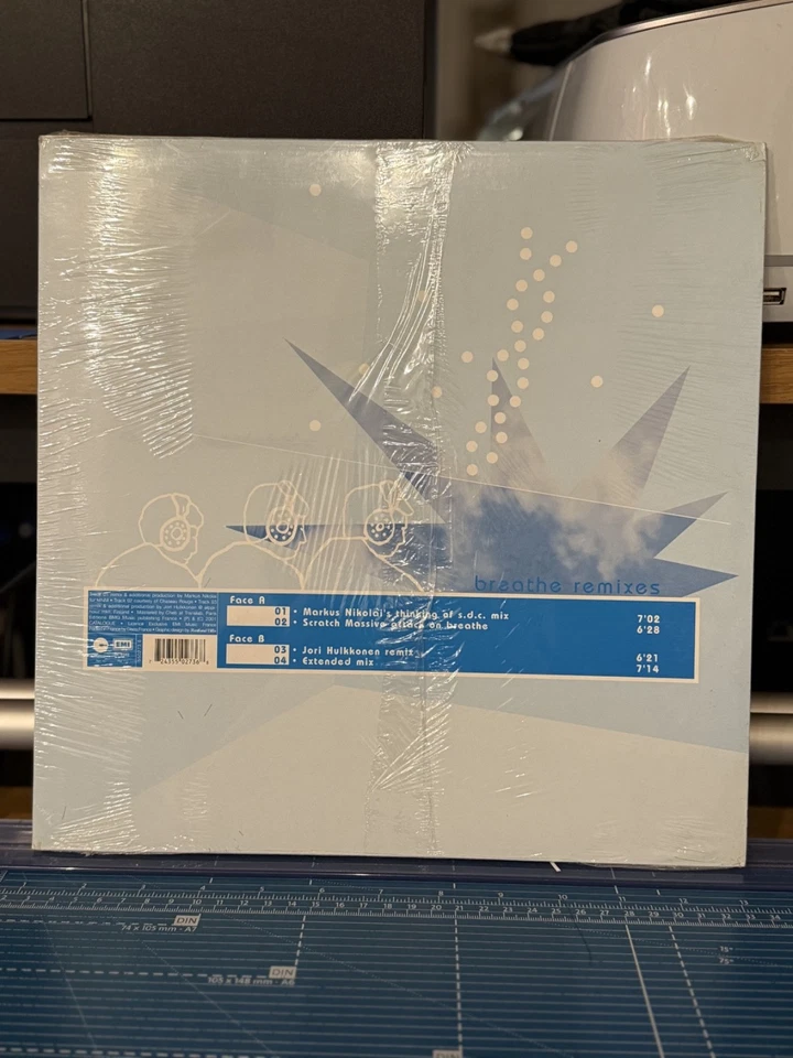 Telepopmusik Breathe 12" Vinyl Single LP SEALED Capitol / Chrysalis Moby rare - Image 2 of 3