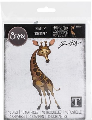 Sizzix Thinlits Dies By Tim Holtz-Gertrude, Colorize