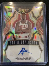 2023 PANINI SELECT ADAMA SANOGO YOUTH EXPLOSION SIGNATURES ROOKIE AUTO RC