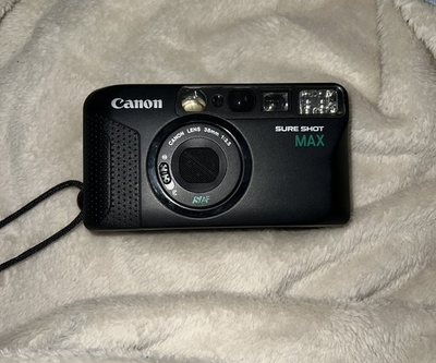 #ad Canon Sure Shot MAX 35mm Film Point amp; Shoot Camera 38mm 1:3.5 Lens $179.99