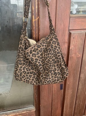 Leo Tote bag Hobo Style color dark brown