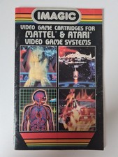Imagic Mattel & Atari (Broschüre) 1982 Vinta...