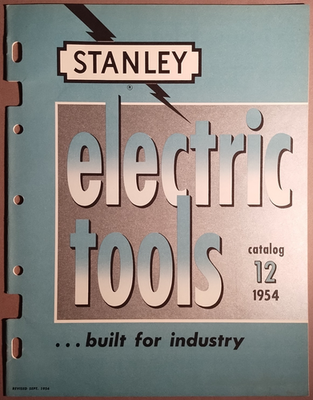 #ad #ad 1954 Stanley Electric Power Tool Catalog Brochure Drills Routers Grinders B3 88 $17.87