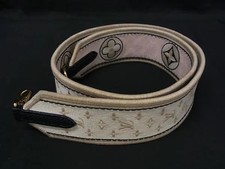 Louis Vuitton Monogram Shoulder Strap Ivory Leather Crossbody HA2361 NM used