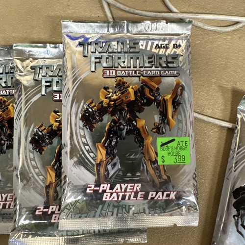Transformers 3D Battle Card Game 2 Player Battle Packs x 10 Sealed - Picture 5 of 10