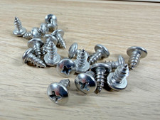 500pcs M5 x 10mm Pan Round Head Phillips Self Tapping Screws Stainless Steel