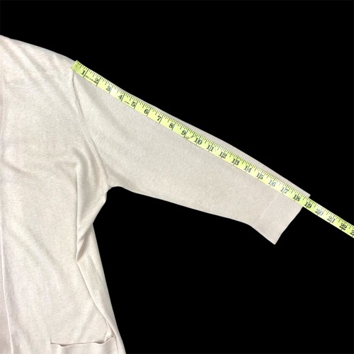 Yohji Yamamoto INED Beige Cotton Linen Cardigan Sweater 11 L - Picture 12 of 12