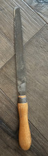Vintage Nicholson 8  Mill Bastard File Wooden...