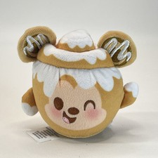 2023 Disney Parks Munchlings Plush Cinnamon Roll Bun Mickey Mouse 4  