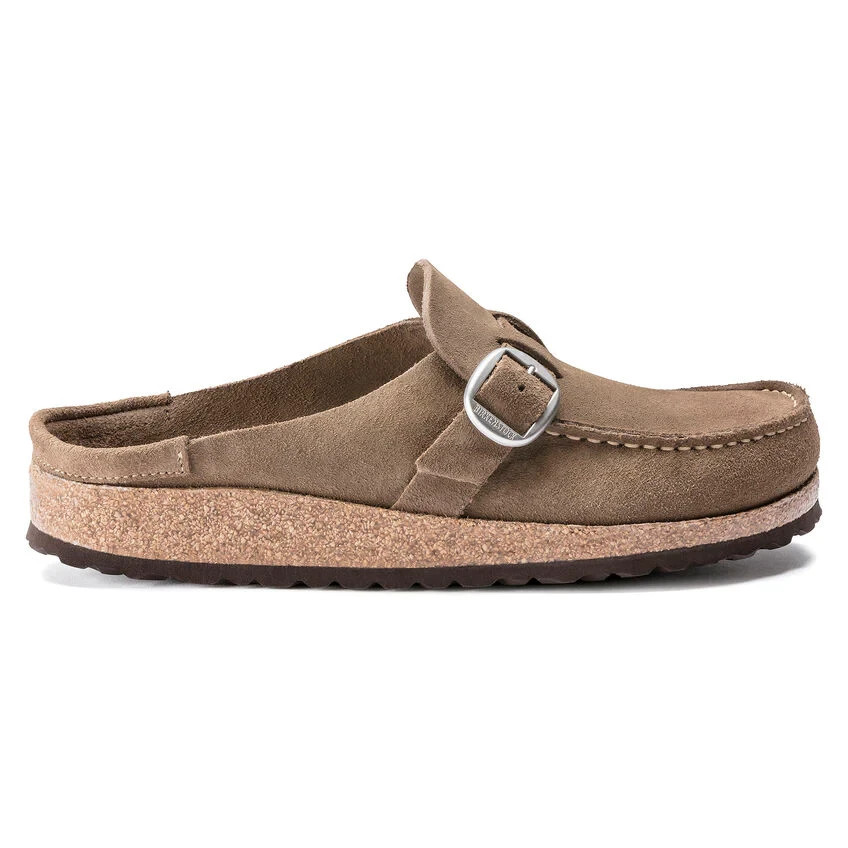 Birkenstock Womens Buckley Suede Leather Gray Taupe 41 (US 10-10.5) image 3