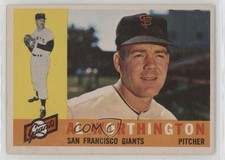 1960 Topps Al Worthington #268 0nr3