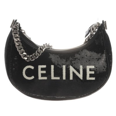 Céline Schultertasche Schwarz Sehr gut
