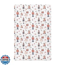 SDMKA Christmas Soldier Crib Sheets for Boys Girls - Portable Microfiber Fitt