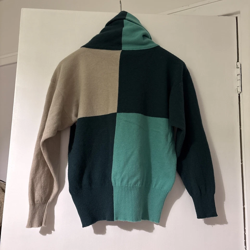 Jersey de lana verde cuello redondo Lyle & Scot pequeño Foto 2 de 4