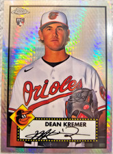 2021 Topps Chrome Dean Kremer Facsimile Auto #26 Platinum Prism Refractor *NM*