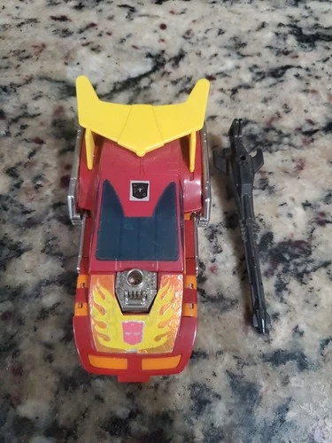 Hasbro G1 Transformers Autobot Hot Rod 1986 Action Figure Vintage