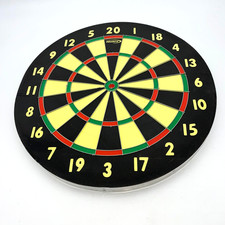 Vintage Halex Official Competition Dart Board 18"x 1.5" Heavy Steel Band NIB