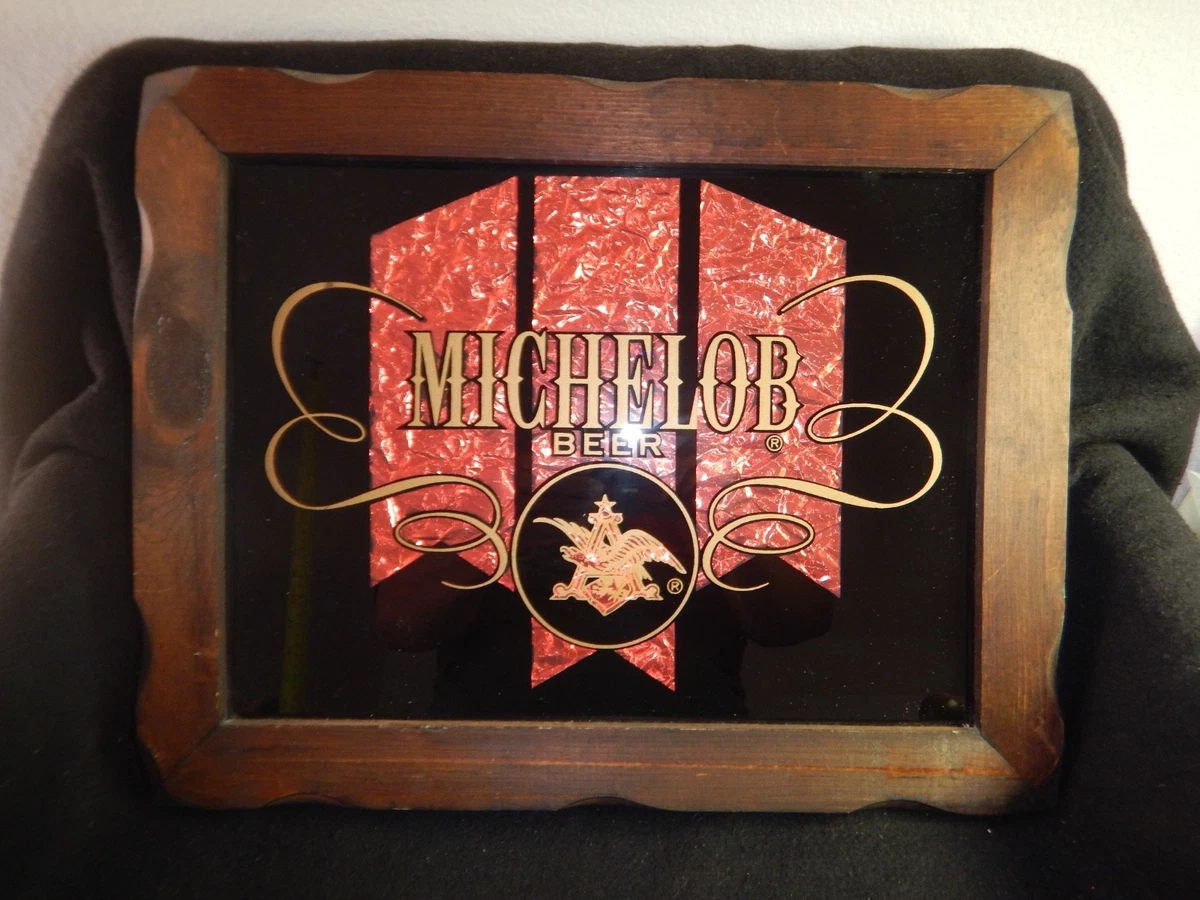 Anheuser Busch Mirror In Collectible Michelob Signs & Tins for