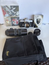 PENTAX SPOTMATIC SP SLR 35mm Film Camera Kit Super-Takumar 55mm F1.8 Lens Japan