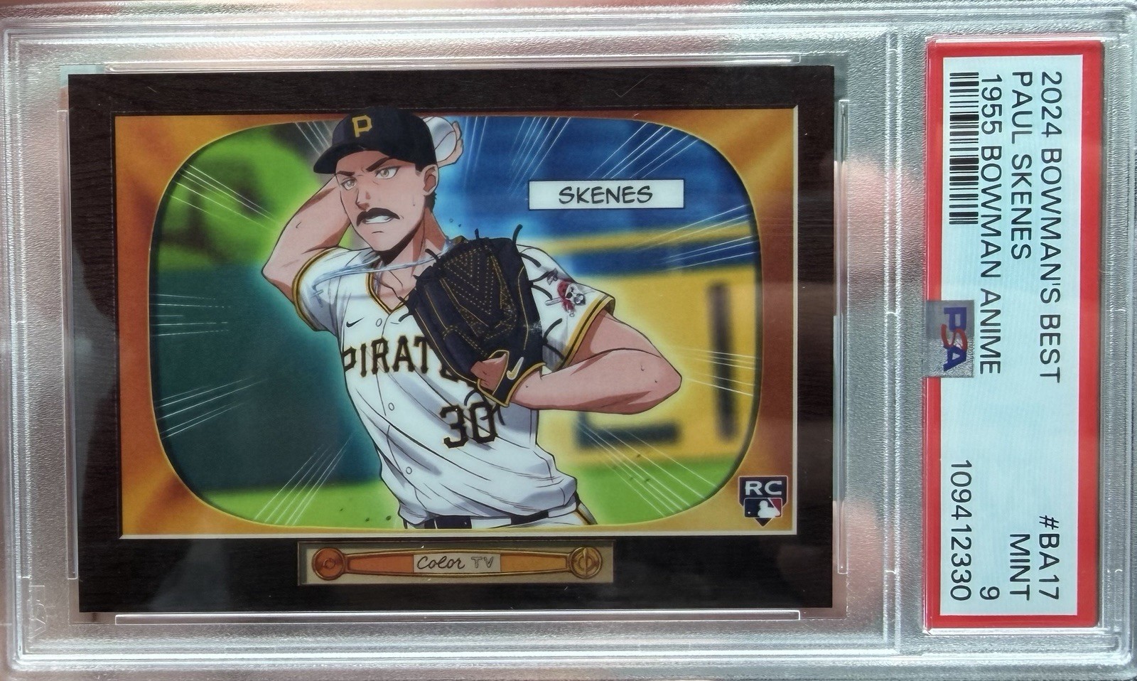 Paul Skenes 2024 Bowman's Best #BA-17 1955 Bowman Anime /(SSP