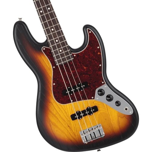 Fender Made in Japan Limited Jazz Bass Raw Ash 3-Color Sunburst/Rosewood 829644 - Picture 3 of 5