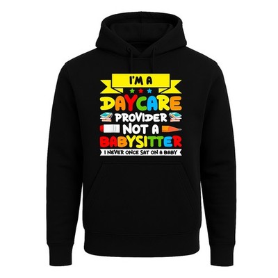 I AM A DAYCARE PROVIDER lustige Grafik Kapuzenpullover Party Herren Hoodie