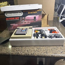Nintendo NES Action Set Console With Box No Manuals
