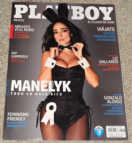 1 Rare HTF Playboy Mexico Manelyk March 2017 Magazine Sexy Rabbit Centerfold - Picture 2 of 8