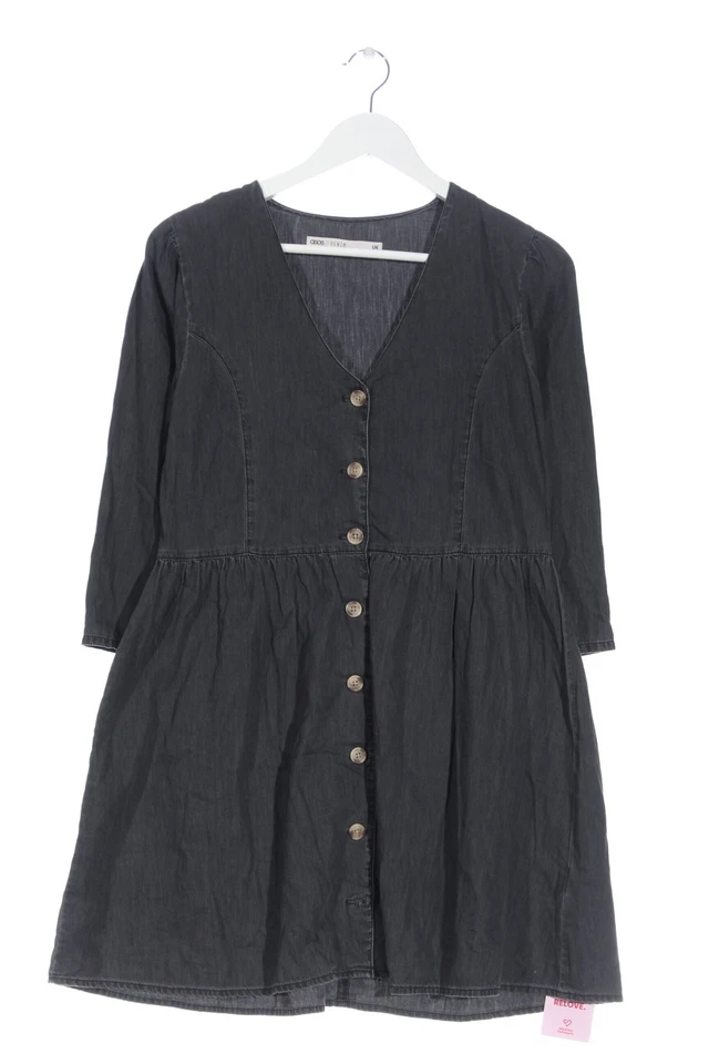 ASOS Vestido camisero Mujeres Vestido Talla EU 38 gris claro look casual - Imagen 4 de 4