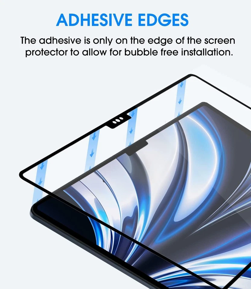 Tempered Glass Screen Protector for MacBook Air 13.6 Inch Anti-Scratch Waterp... - Image 4 of 4
