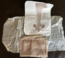 Vintage Parklane Hosiery Stockings M Fit Fabulous Flexy-Top Heel Toe seamless