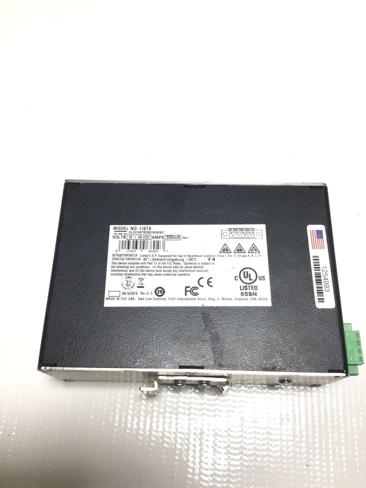 N-Tron 116TX Industrial Ethernet Switch | eBay
