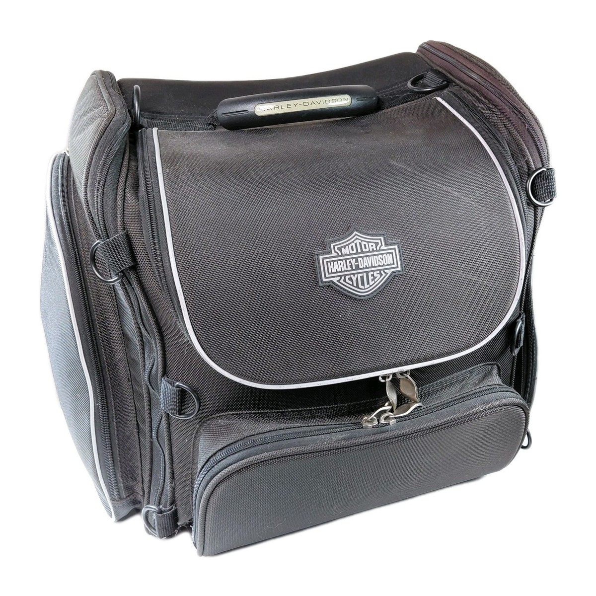Harley Davidson Motorcycle Trunk Travel Expandable Bag 20 x 16 x