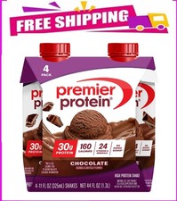 Premier Protein Shake, Chocolate, 30g Protein, 11 Fl Oz, 4 Ct